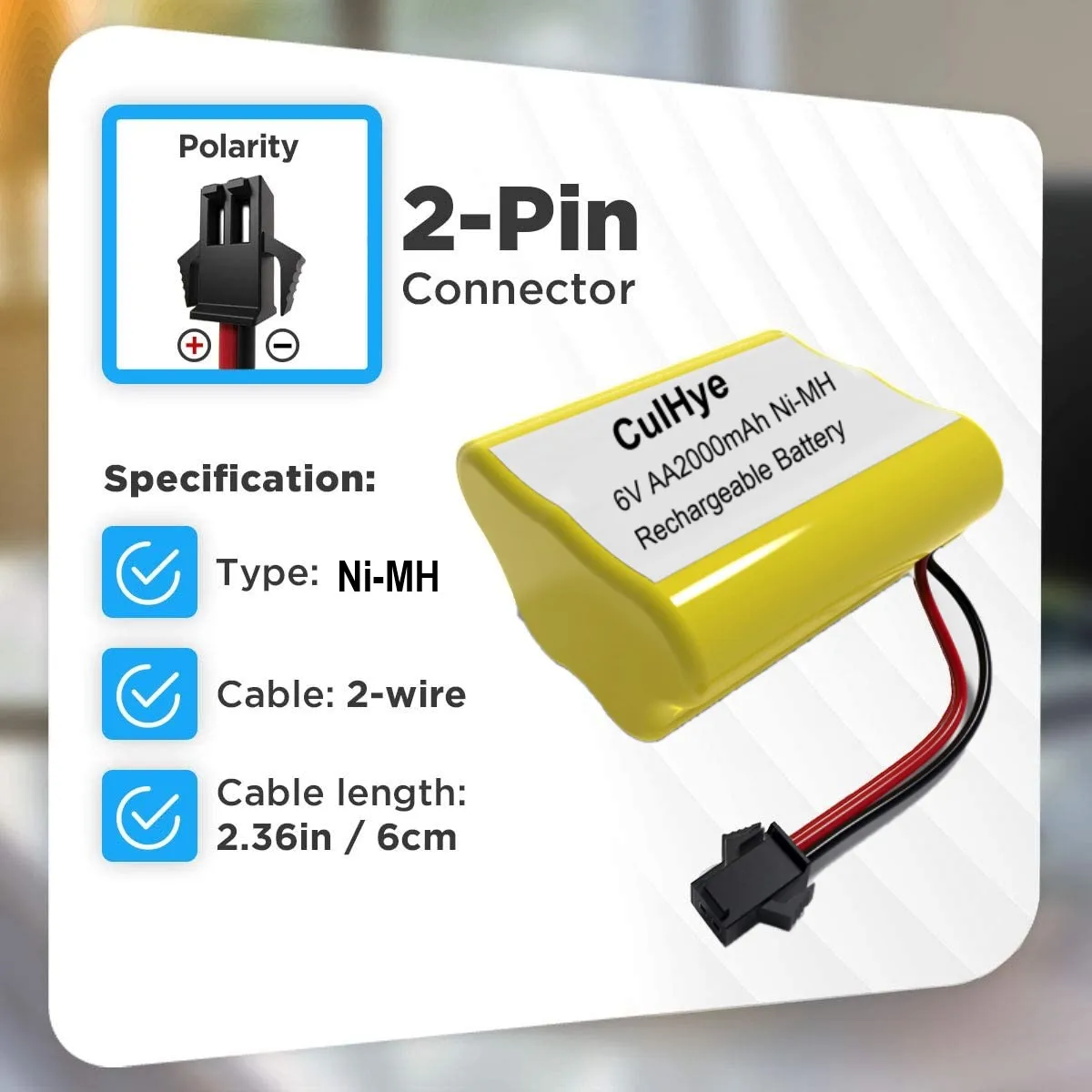 استبدال ni-mh SM2P 5SW AA 6 فولت بطارية ل Sunforce 80 Led مصباح متحرك بالطاقة الشمسيى-SMP AA5SW في الهواء الطلق ضوء الحركة البطارية