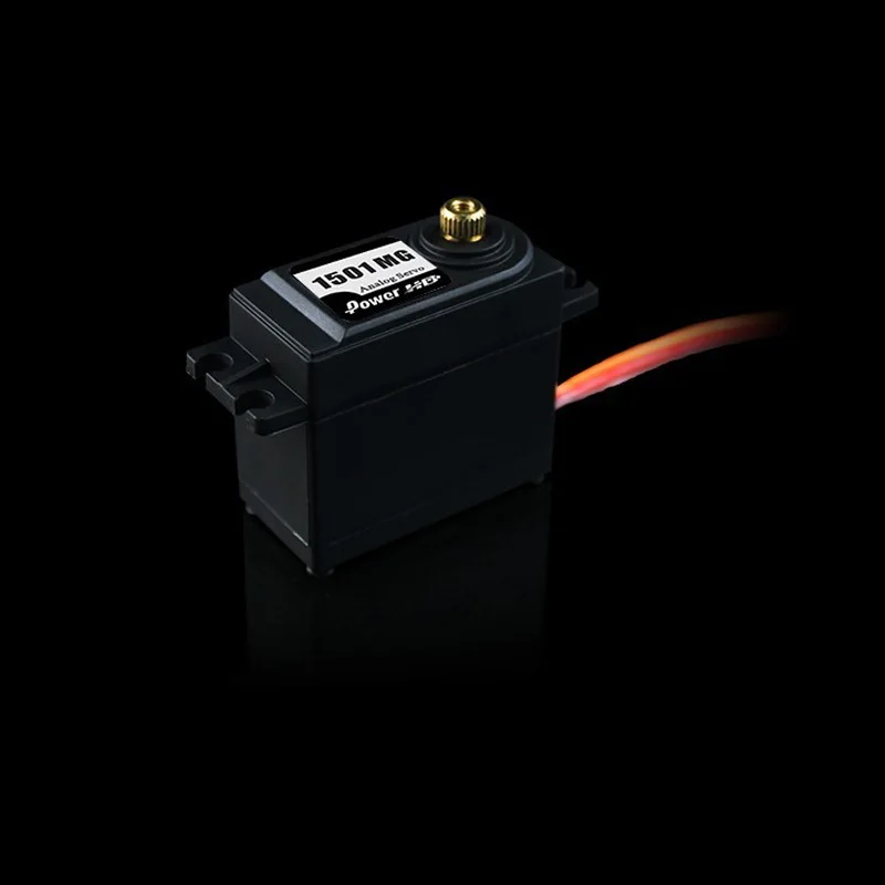 1 / 2 / 4 pieces Power HD High-Torque 60G Standard Servo 1501MG ALL Metal Gear 17KG 0.14 sec 1501+ +Free shipping