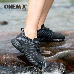 ONEMIX Men Barefoot Shoes Sneakers Water Shoes For Women Upstream Breathable Summer River Sea Beach Sport Shoes Plus Size 46