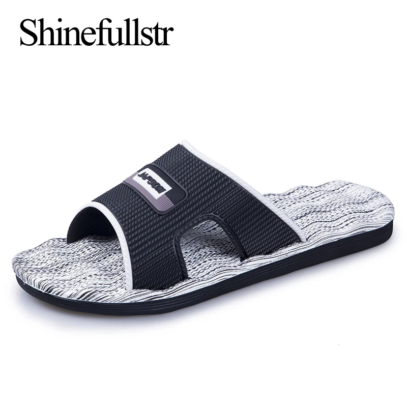 Summer Mens Slides Casual Indoor Slippers Men Home House Soft Slipers Slide EVA Pantuflas Hombre Light Plus Big Size 47