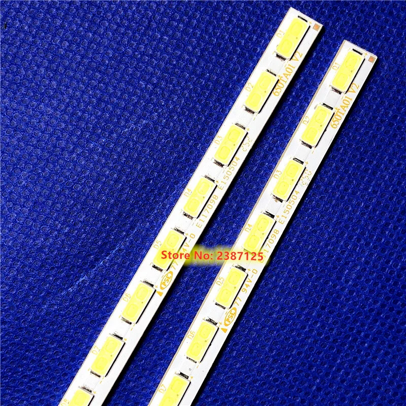 4PCS 3VLED Backlight Strips 36 Lamps V Izio 650TA01 V2,650TA02 V2 for 65E91RD Screen T650HW05
