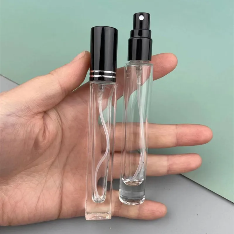 

10/20/30pcs 10ml Mini Refillable Sample Perfume Glass Bottle Travel Empty Spray Atomizer Bottles Cosmetic Packaging Container