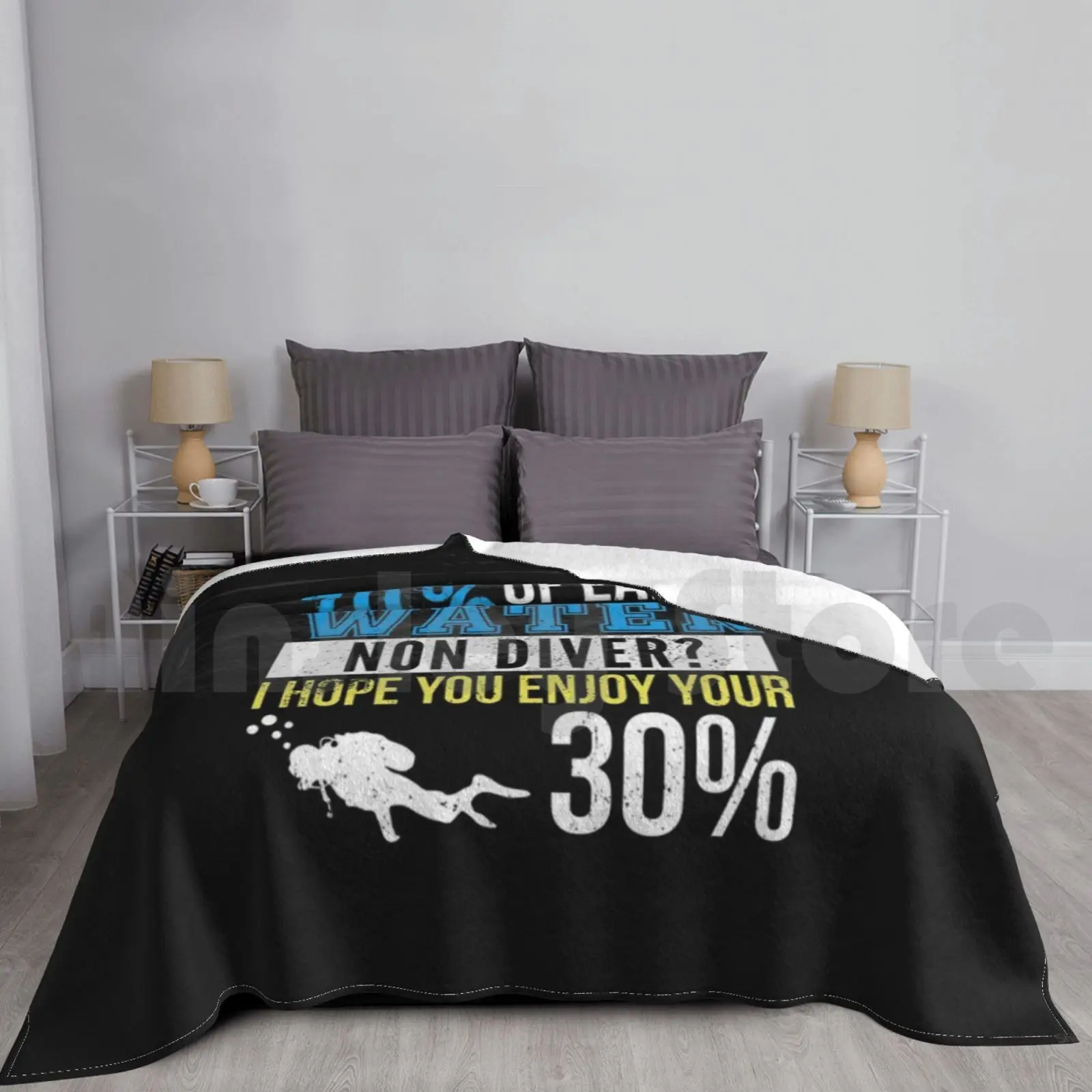 

Funny Gift Blanket Fashion Custom Scuba Scuba Diver Scuba Funny Ocean Funny Scuba Sea Idea Scuba Diver Snorkeling Reef