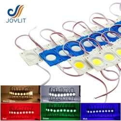 20PCS DC 12V 24V COB LED Module Injection Molding 2.4W Pink Red Blue Warm White CRI90 120Degree For Advertising Box Lighting