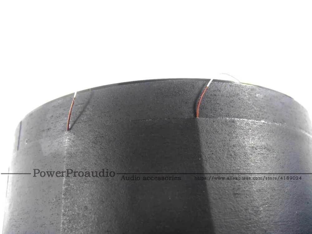 2 قطعة 99.2 مللي متر أسود الألومنيوم باس ملف صوتي النحاس النقي سلك دائري 6ohm 780-920 واط