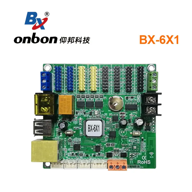 

Onbon BX-6X1 BX 6X1 100M netwok RS485 on board can connect with mode bus industrial site for MODBUS application