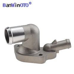 Upgrade Aluminum Engine Cooling Thermostat Housing Cover Auto Engine Coolant Water Flange For Mini Cooper 2002-2008 11537512733