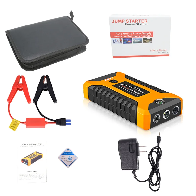 Car Jump Starter Powerbank Portable Power Bank for Mobile Phone Tablet Auto Jumper Engine Battery Car Emergency Charger 20000mAh