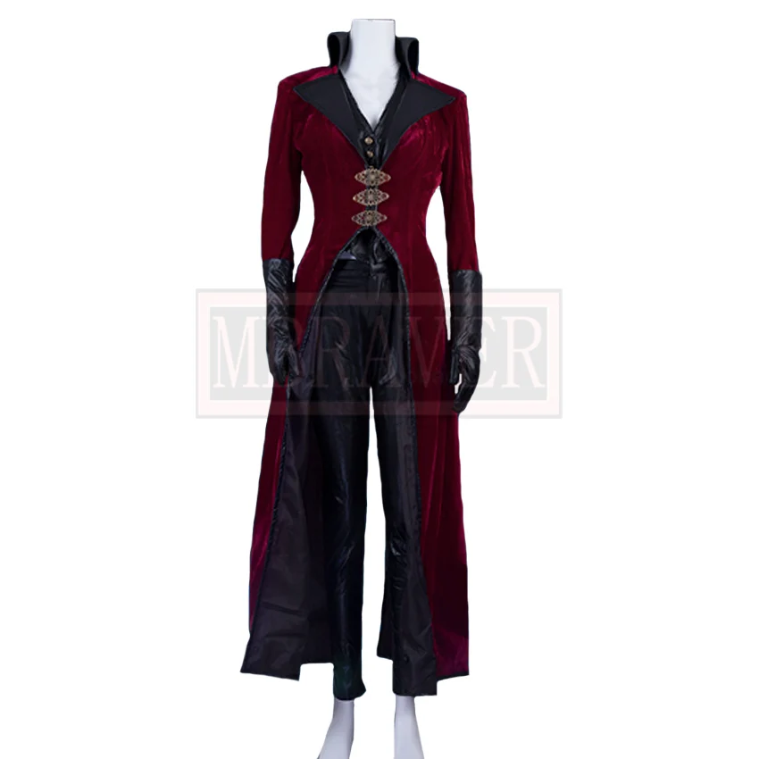 Once Upon a Time Evil Queen Regina Red Cosplay Costume Halloween Party Uniform Outfit Custom Made Any Size