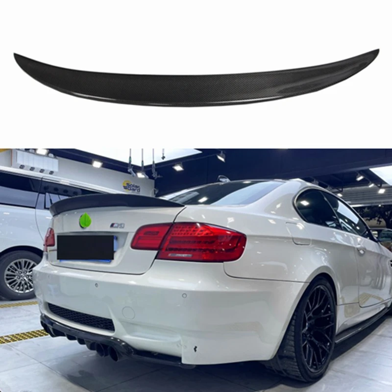 P Style For BMW E92 Spoiler 3 Series 2 Door E92 M3 & E93 Coupe Carbon Spoiler Performance Style 2005 - 2012