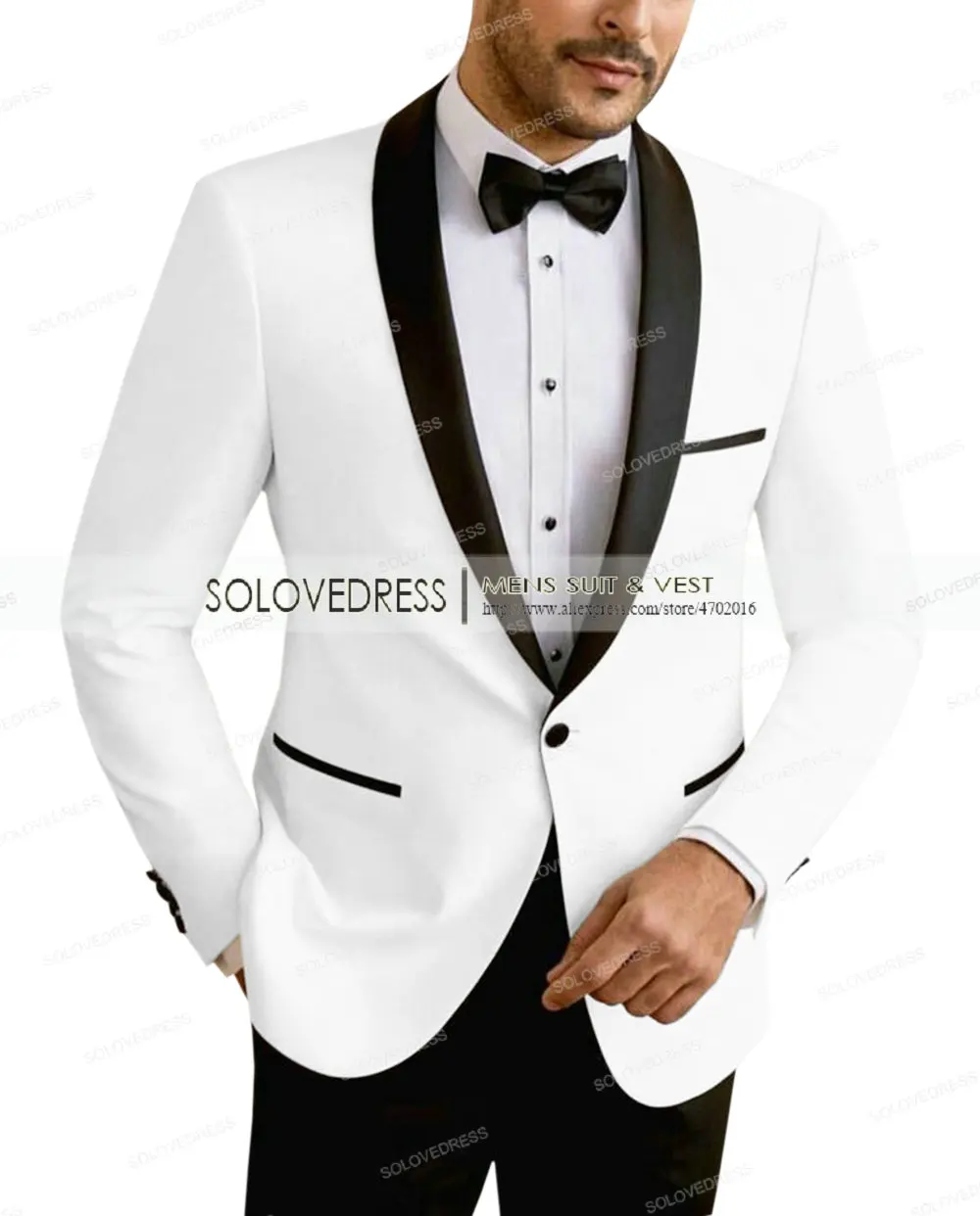 2 Piece Formal Men's Suits Regular Fit Wool Prom Champagne Grey Tuxedos Business Jacket For Wedding Groomsmen (Blazer + Pants)