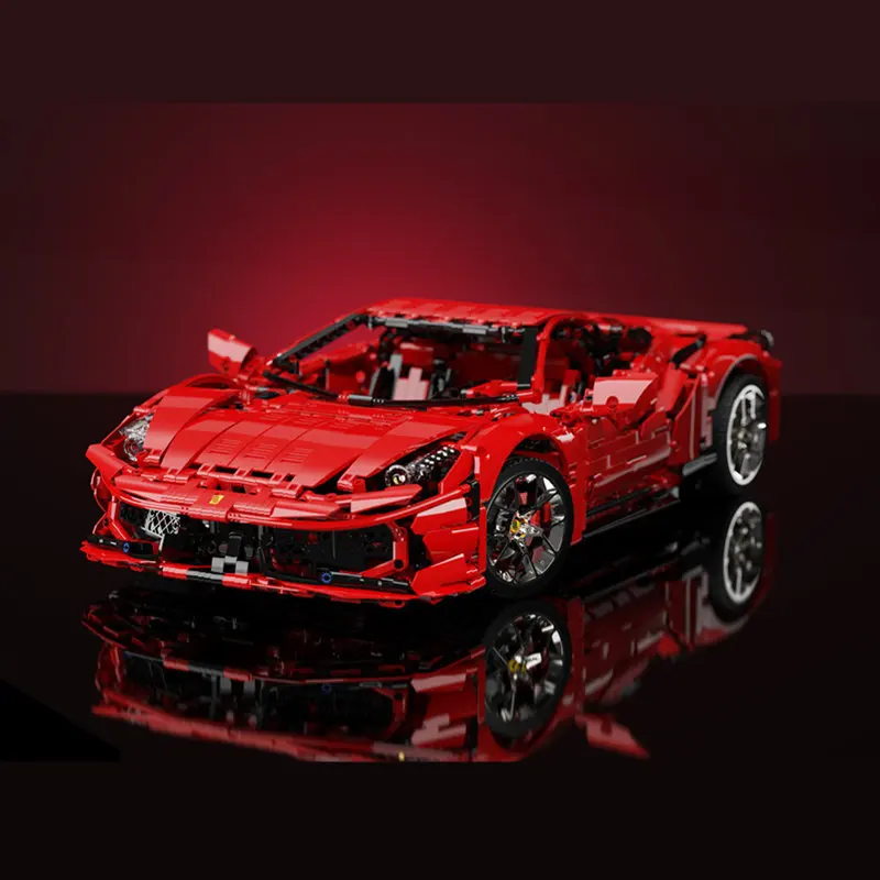 

K BOX New MOC 10304 3380Pcs Italian Super Racing Car 458 Model Building Blocks Bricks Toys for kids christmas Gift C61042