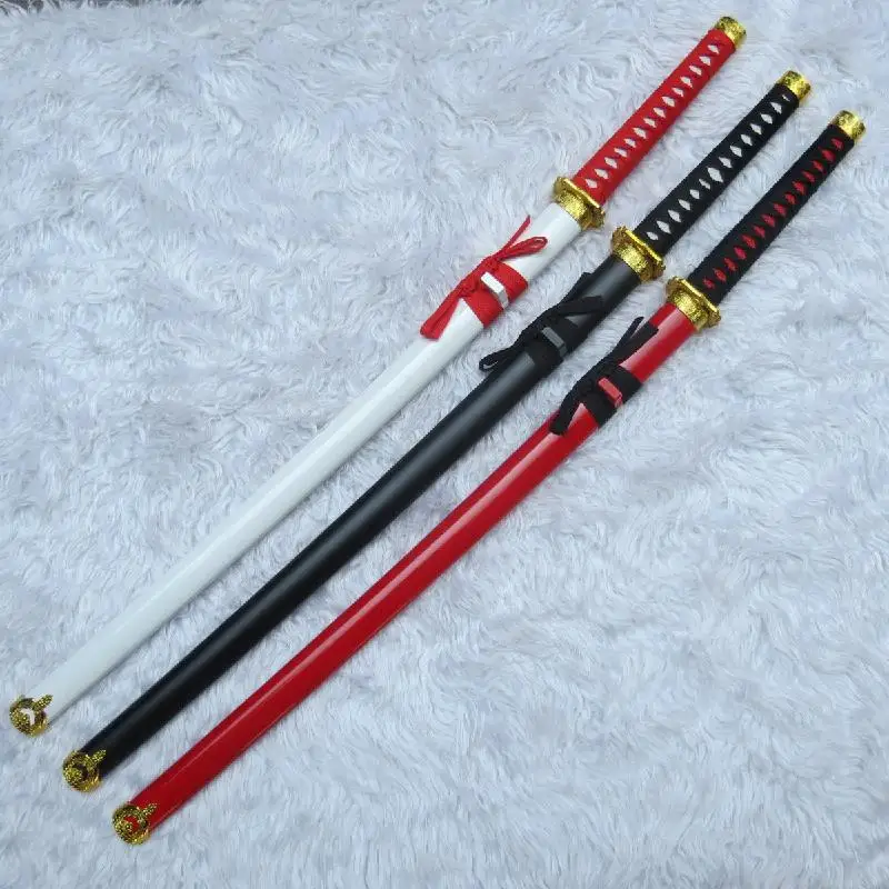 

Cosplay Wooden Sword Weapon Props Anime Peripheral 3 Color Simulation Cosplay Costume Stage Festival Wood Props Sword Weapons