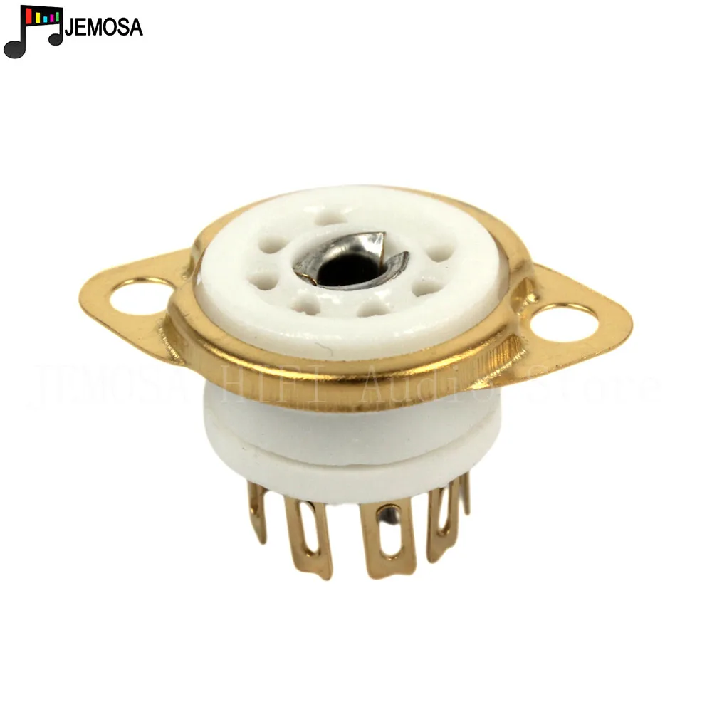 10PCS B7G 7Pin Tube Socket For EC92 6H2 EZZ91 6X4 EZ90 6Z4 EF95 6AU6 6J4 6AQ5 EF94 6J2 6J1 6C4 Vacuum Tube Chassis Mount