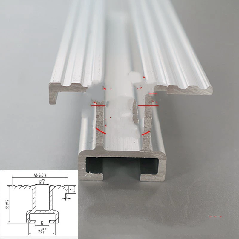 2pcs Elevator Sill 3300 5400 3600 Hall Car Door Aluminum Sill Chute Aluminum Pedal