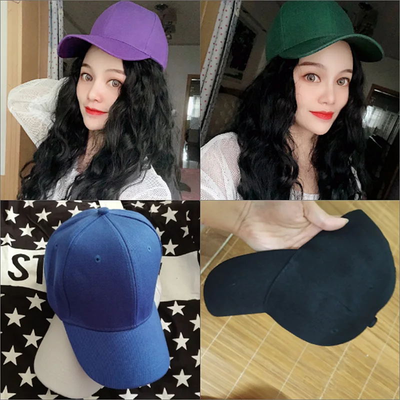 Blanko Unisex verstellbare Papa Hut einfarbig Twill schlichte Acryl Baseball Cap günstige Frauen Männer Sommer Herbst Frühling Sonnenblende Hüte – Detail 3