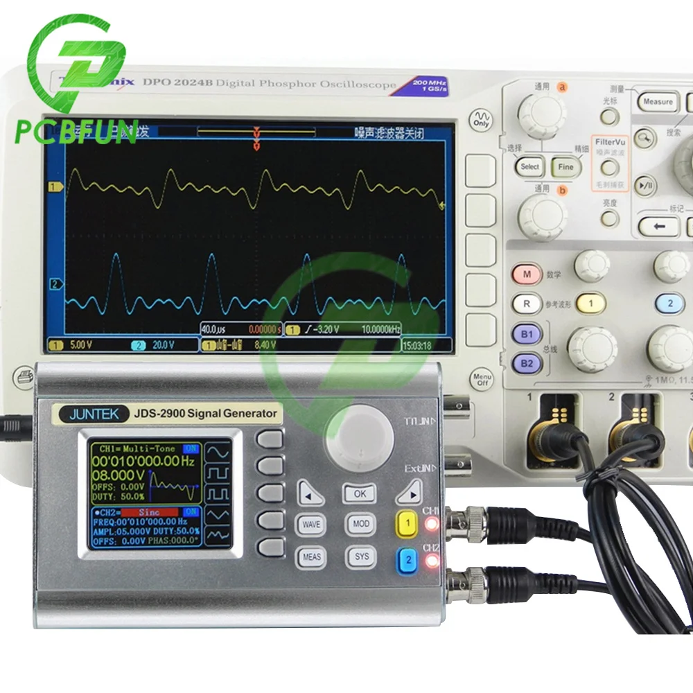 

Function Signal Generator Arbitrary Waveform Generator JDS2900-60M 60MHz Digital Control Dual-channel Frequency Meter