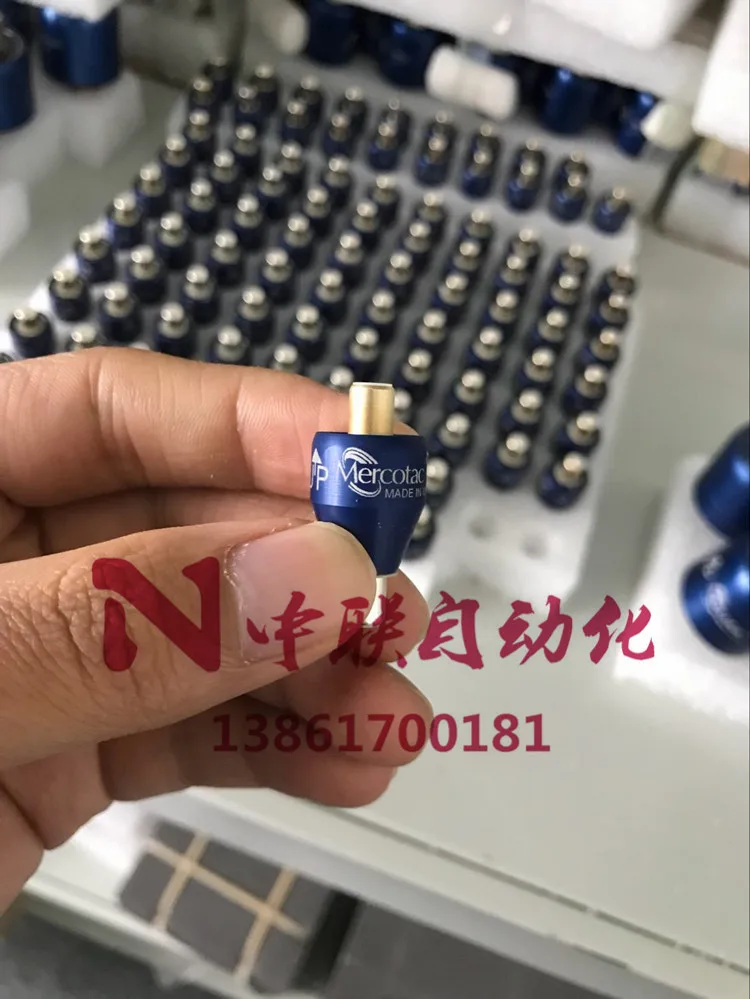 Контактное кольцо MERCOTAC Mercury M205, синее проводящее Контактное кольцо 205C, 2-полюсное поворотное соединение 4А, 205