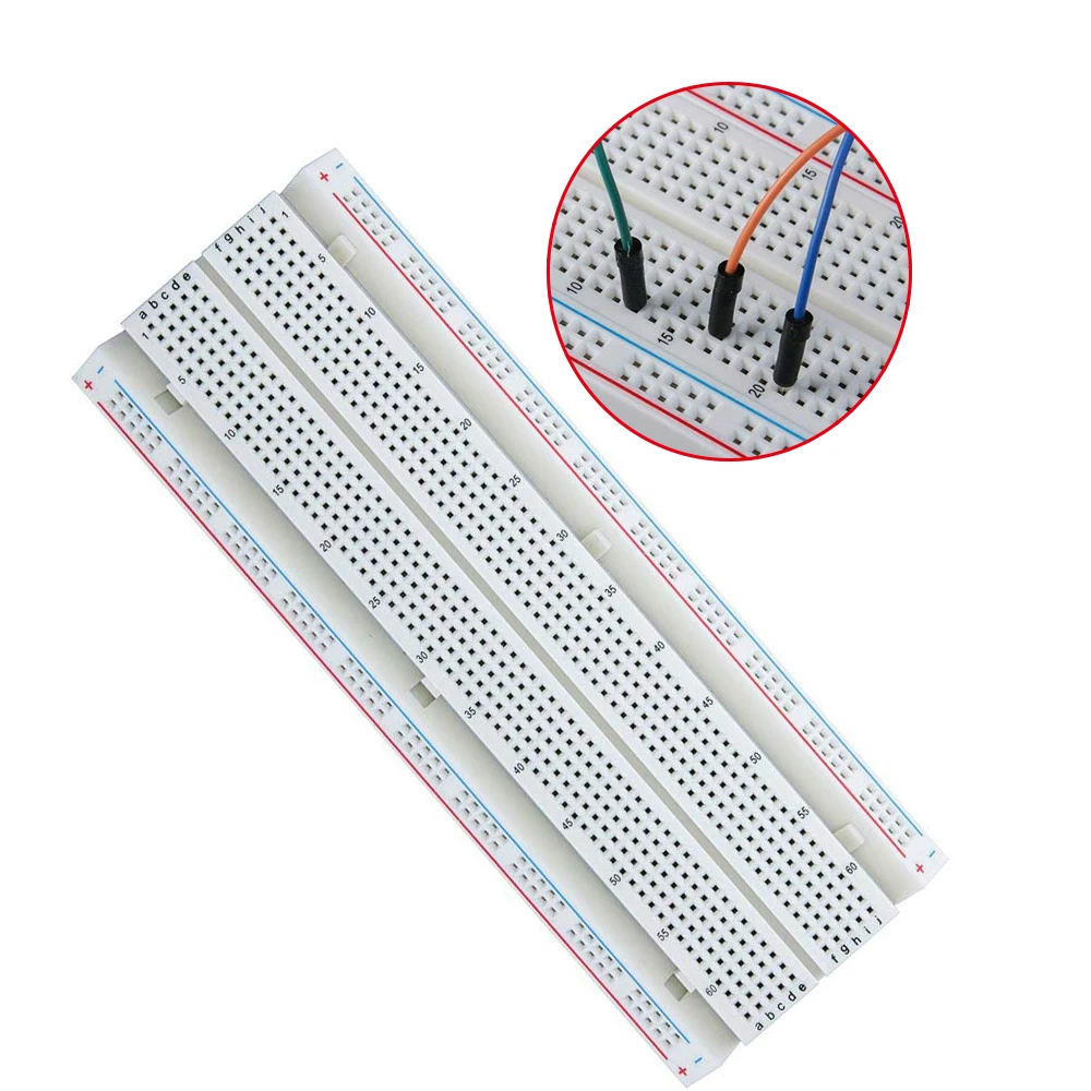 Breadboard Power Module 830 points Solderless Prototype Bread board kit Jumper wires Cables For Arduino diy kit Raspberry Pi