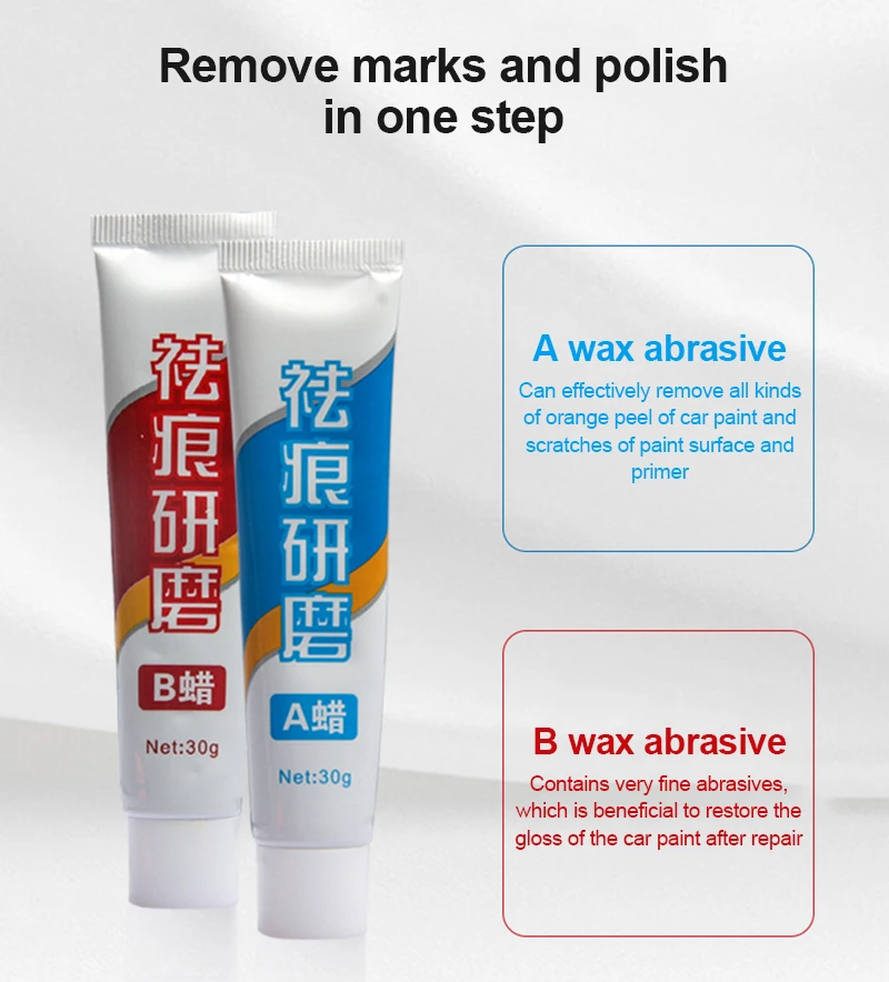 Car Scratch Remover for Autos Paint Scratch Care Auto Car Care Polishing and Polishing Paste Car Paint Repair