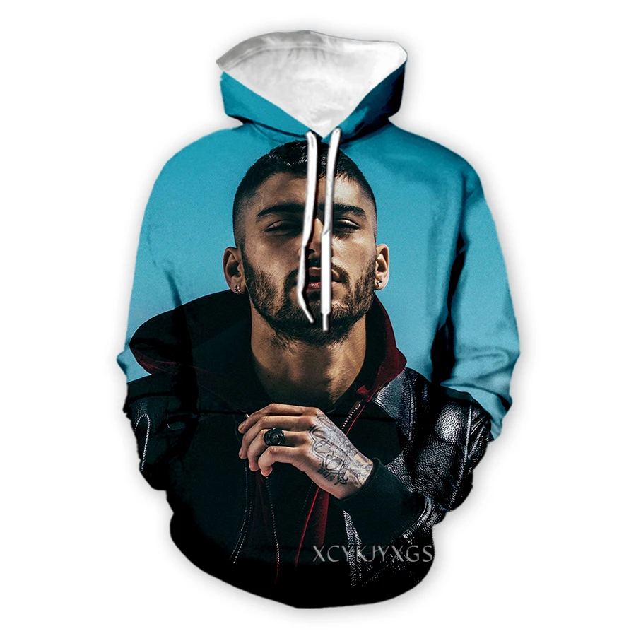 xinchenyuan New Men/Women's Zayn Malik 3D Print Fashion Clothing Street Hip Hop Casual Sweatshirt Hoodies Z60