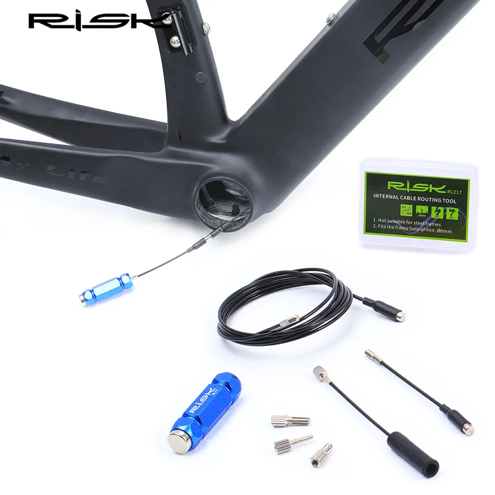 RISK Bicycle Internal Cable Routing Tool Kits For MTB Road Bike Carbon Frame Shift Hydraulic Wire Shifter Guide Install Tool set