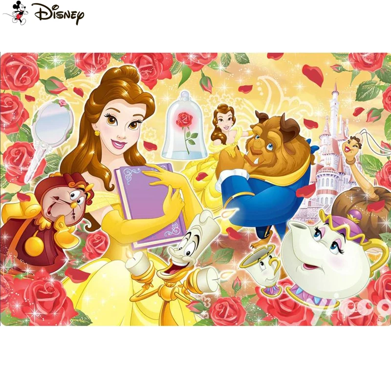 

Disney Square/Round Drill 5D DIY Diamond Painting "Cartoon princess" Embroidery Cross Stitch Full Rhinestone Decor A30645