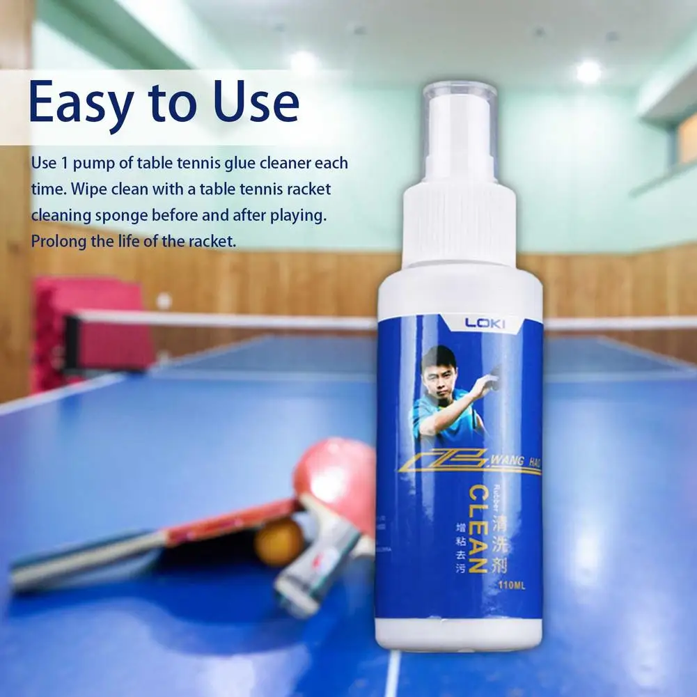 110ML Table Tennis Racket Rubber Cleaner Dirt Sweat Removal Anti-mould Professional Care Ping Pong Paddle Cleaner