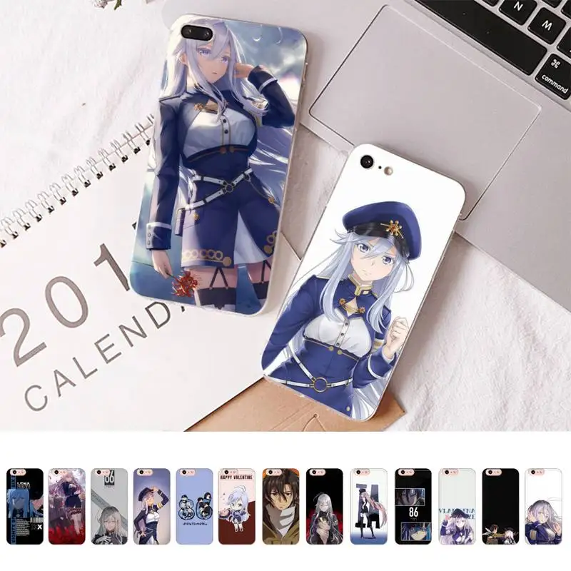 FHNBLJ 86 Eighty Six Anime Phone Case for iPhone 11 12 13 mini pro XS MAX 8 7 6 6S Plus X 5S SE 2020 XR case