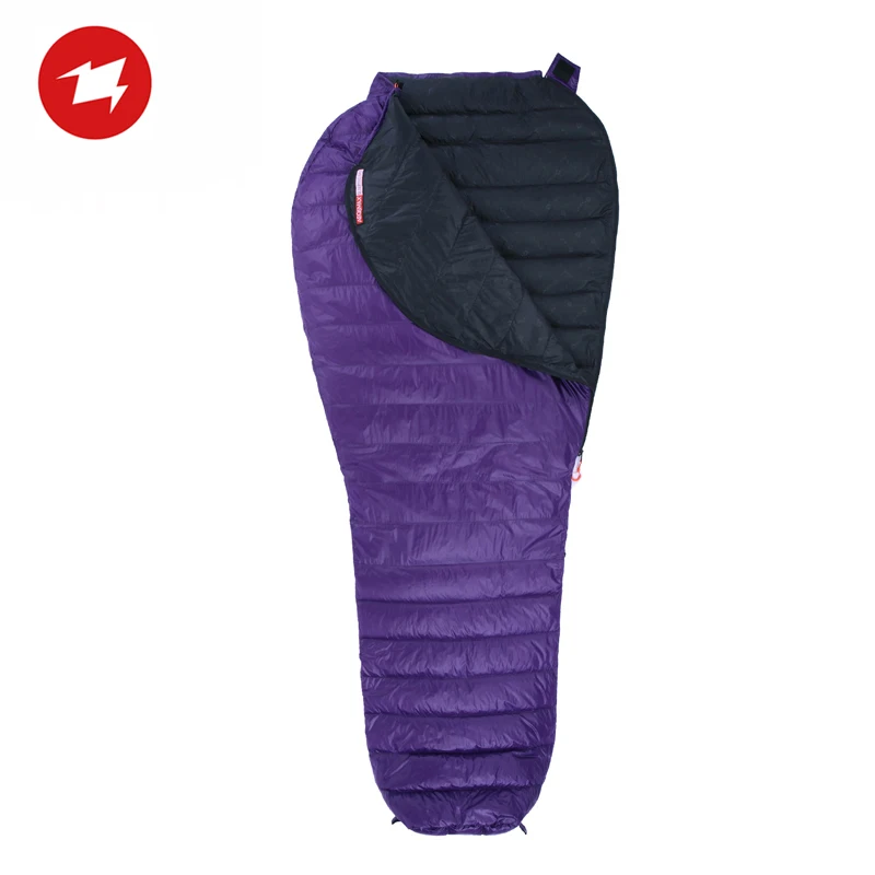 

AEGISMAX NANO Purple Ultra Dry White Goose Down Mummy Outdoor Sleeping Bag