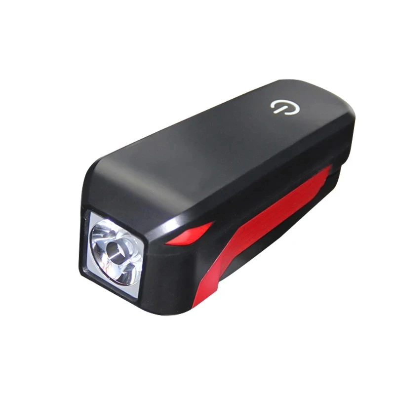 Bicycle Bells USB Charging Bike Horn+Light Cycling Multifunction Electric Headlight 140db Horn Bike Bell 4 Modes