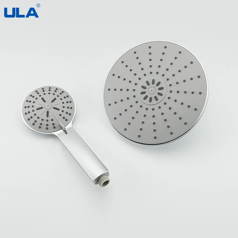 ULA Handheld Shower Head Set High Pressure 3 Mode Adjustable Bath Shower Jets Removable Filter Water Saving