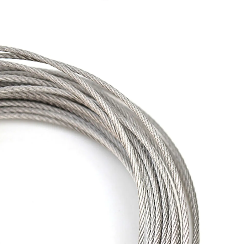 柔軟なステンレス鋼ケーブル,10メートル,0.3-2mm,304 1x7/7x7