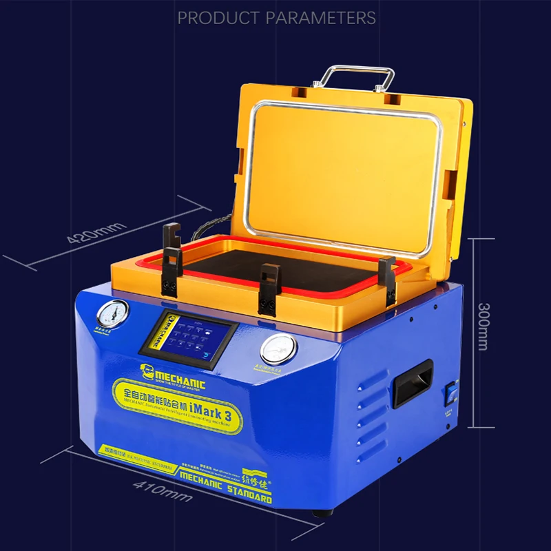 MECHANIKER 2in1 automatische laminieren maschine, intelligente flüssigkeit kristall vakuum trennung und entschäumer integrierte maschine stille