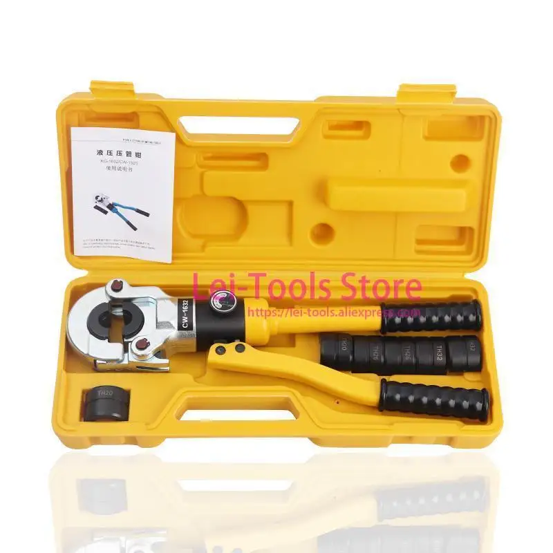 

Hydraulic Pex Pipe Tube TH Mold 16 20 26 32 Crimping Tool CW-1632 PVC Pipe Plumbing Pipe Pressure Pipe Clamp 10T GC-1632