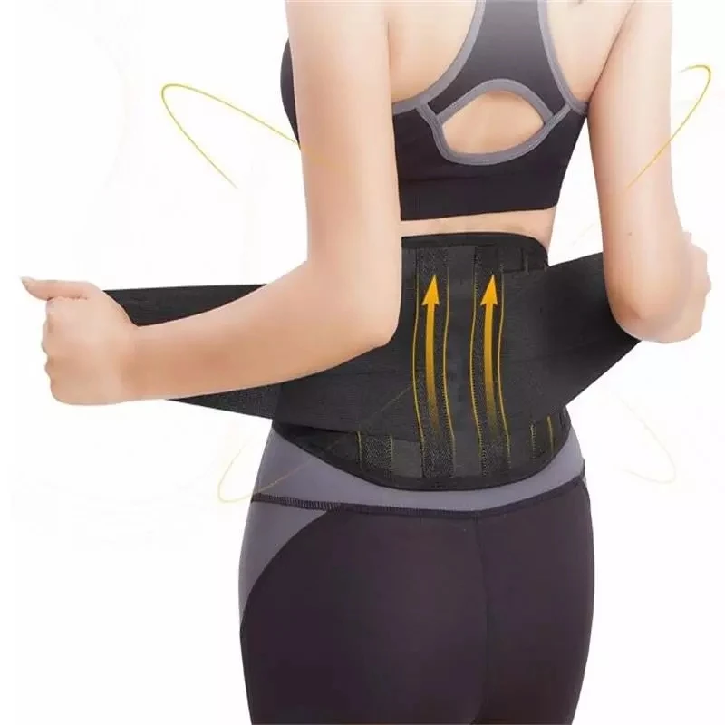 

4pcs Bar Magnetic Tourmaline Waist Support Medical Lower Back Brace Belt Spine Support Belt Breathable Lumbar Orthopedic Corset