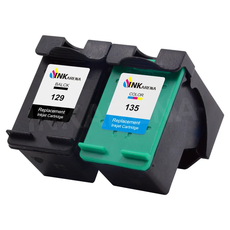 INKARENA printer ink cartridge replacement for hp 129 135 C4110 C4140 C4150 C4170 C4173 C4175 C4180 C4183 C4188 C4190 C4193