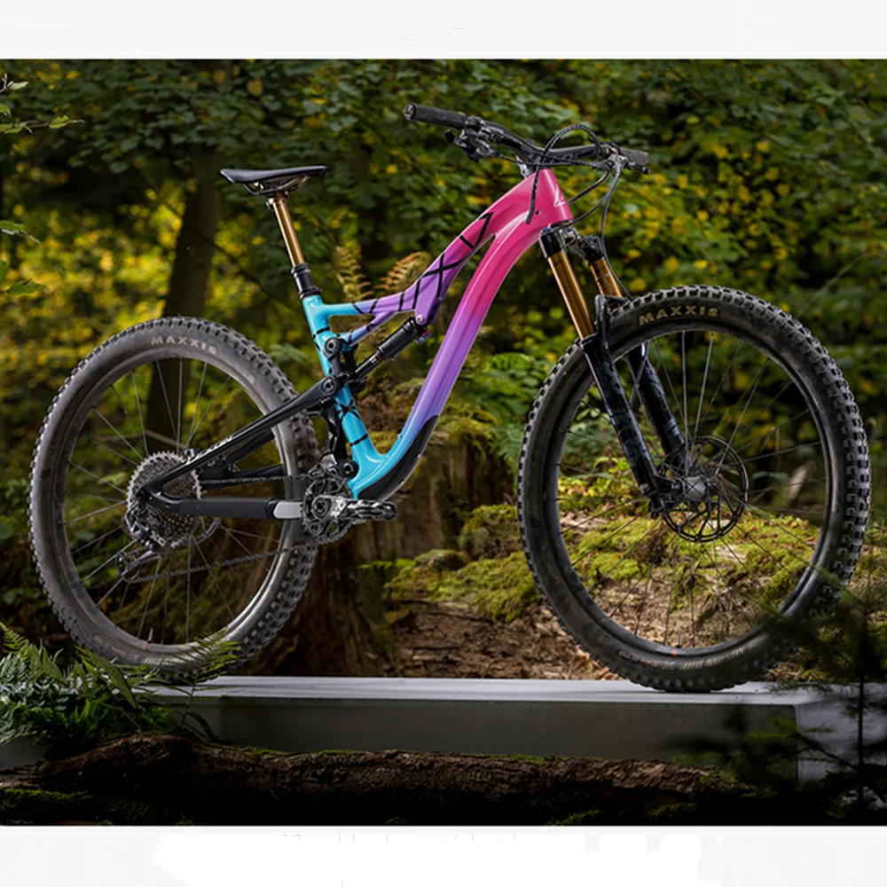 

Lexon SPARK 27.5 29er ALL MOUNTAIN AM ENDURO DOWNHILL 27,5 "Углеродная рама с двойной подвеской BOOST ROCKSHOX DNM для велосипедного велосипеда