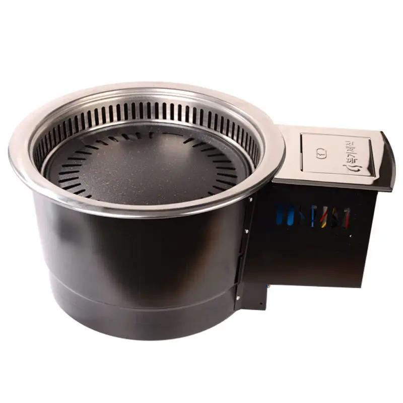 

Since Smoke Eliminator Charcoal Grill Stove Roast Meat Shop Inlaid Commercial Barbecue Indoor Smoke-Free Environment-Friendly