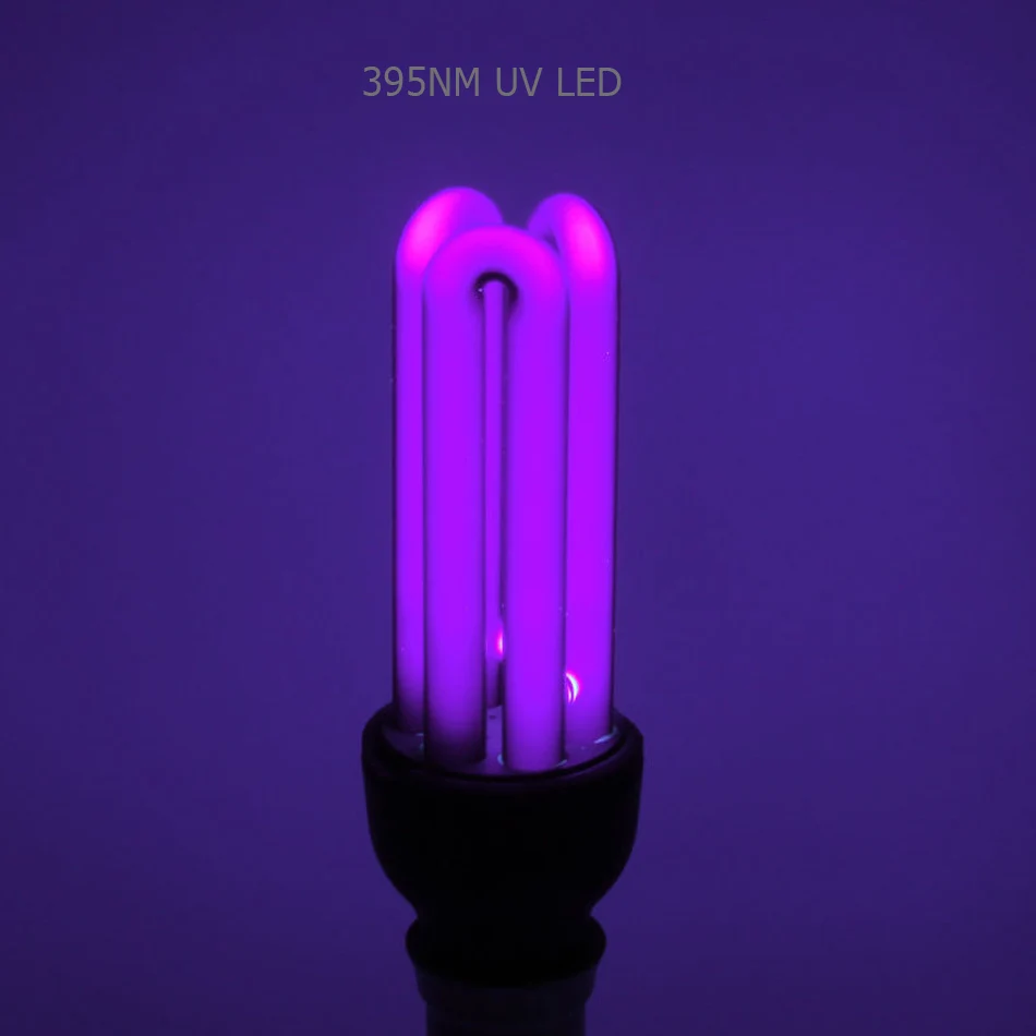 Imagem -03 - Lâmpada uv 220v E27 40w para Luz Ultravioleta Fluorescente Cfl Lâmpada Espiral de Luz Violeta Iluminação Enegy para Economia de Luz Preta