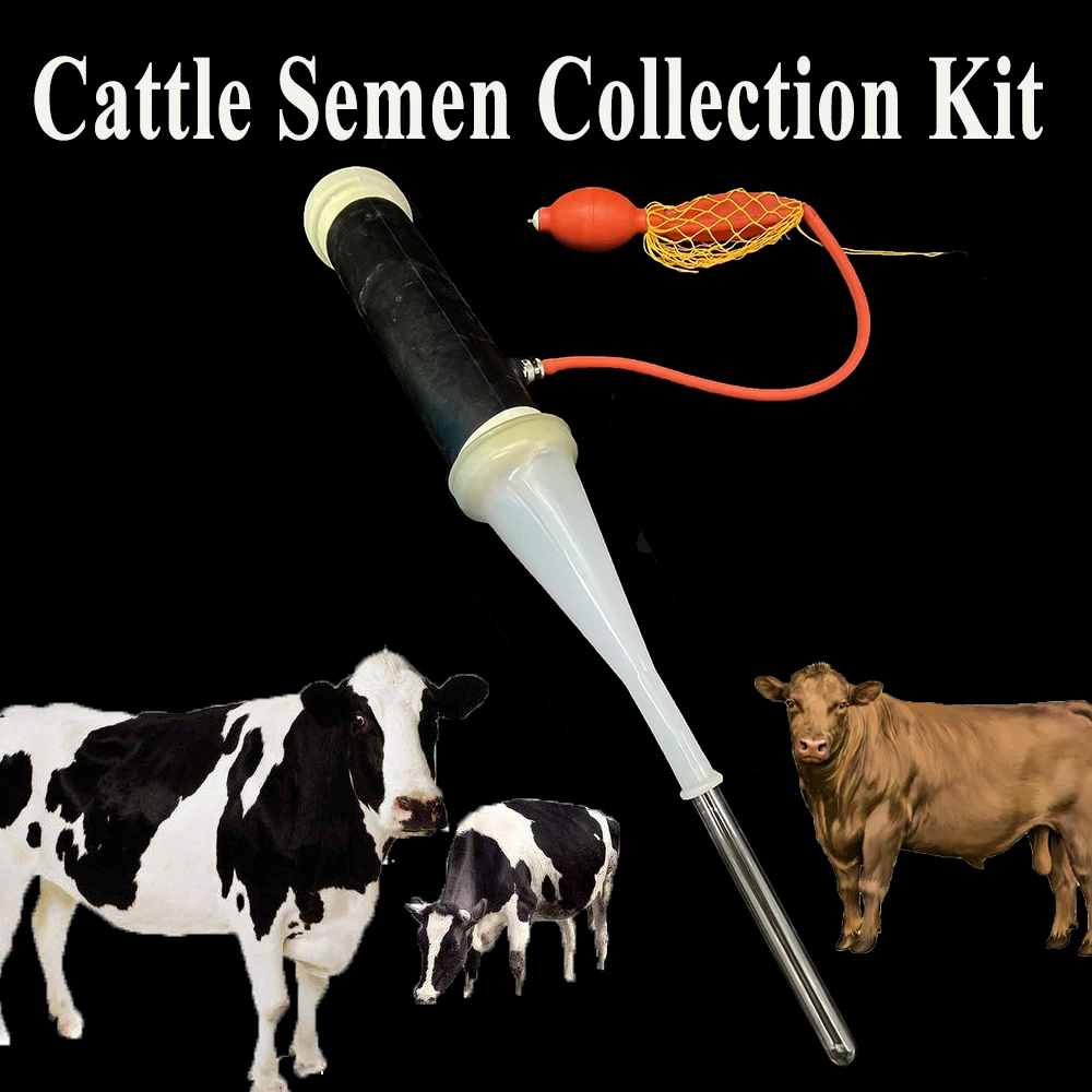 

1SET Cattle Semen Collection Kit Artificial Insemination Vagina Cow Sperm Collector Collect Device Veterinary Farming Tools