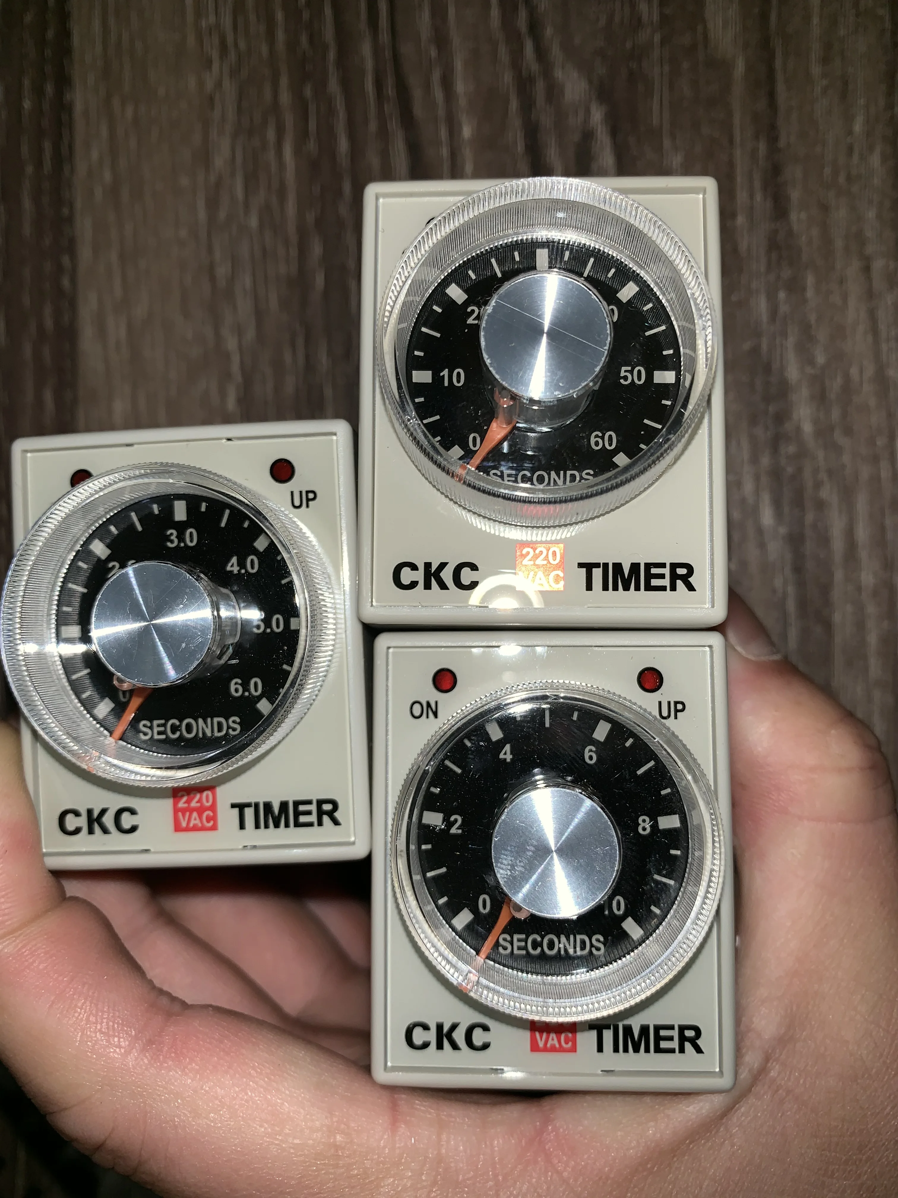 100%!!! CKC Taiwan  AH3-2 time relay 220V 10s 1 3 6 10 30 60 3 6 10   second  minutes