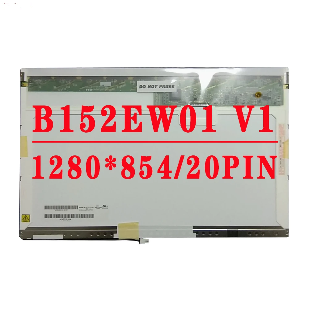 B152EW01 V1 B152EW01 V.1 15.2 inch 1280x854 TN HD LCD Screen Display B152EW01 V1 LVDS 20 pin lcd screen