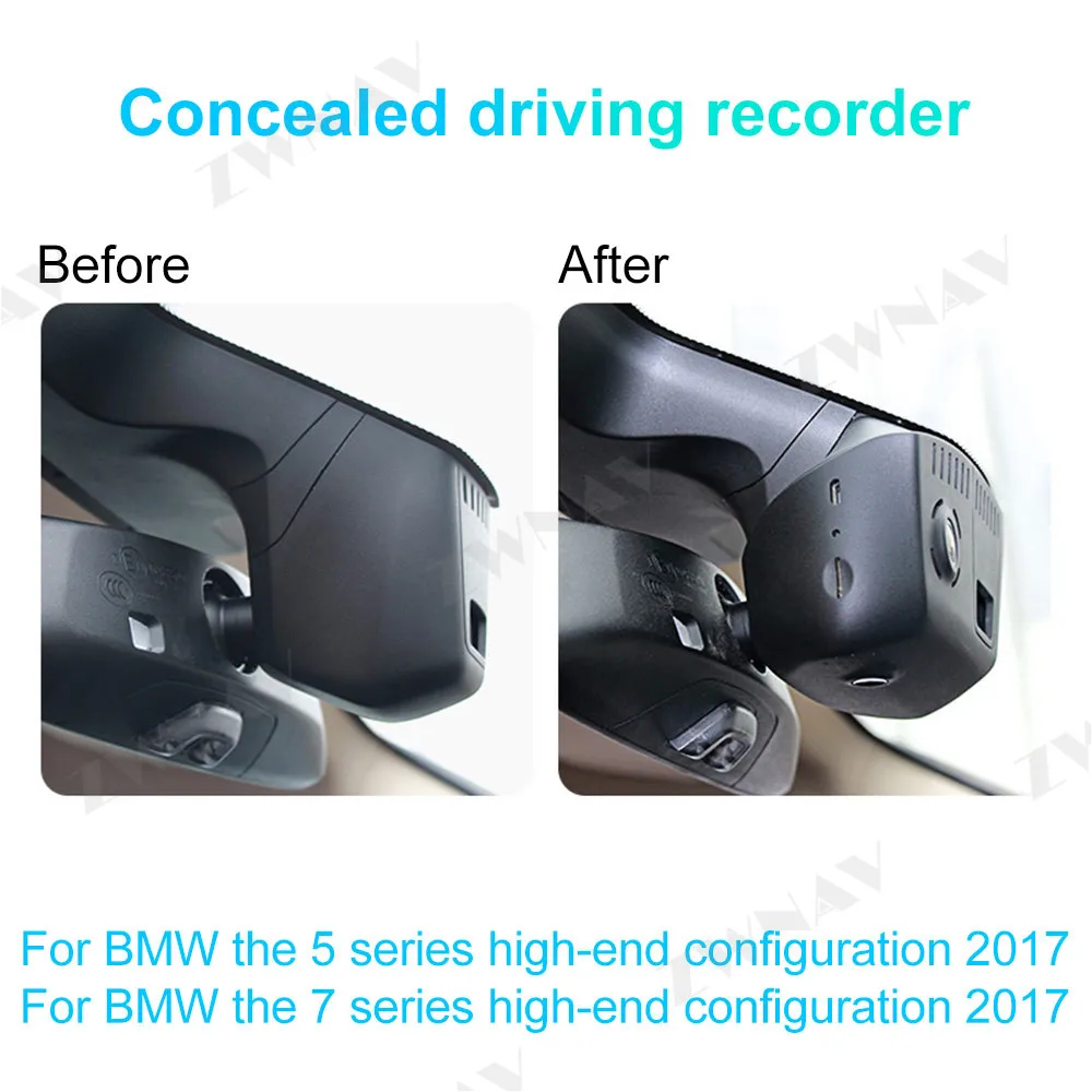 Hidden Type HD Driving recorder dedicated For BMW 5 Series / BMW 7 Series DVR Dash cam Car front camera WIfi