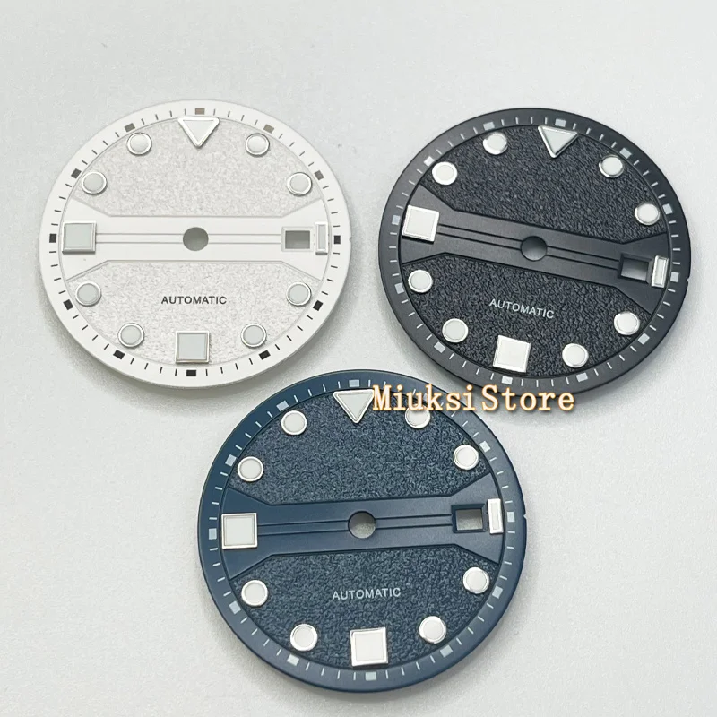 31mm Sterile dial Luminous watch dial Texture dial fit Miyota 8205 8215 821A Mingzhu DG2813 3804 ETA 2836 2824, ST1612 movement