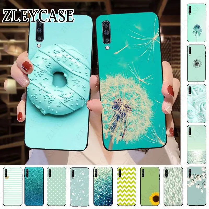 Simple little fresh green donut mint COVER For Samsung Galaxy A12 A13 A14 A20S A21S A22 A23 A32 A50 A51 A52 A53 A70 A71 A73 CASE