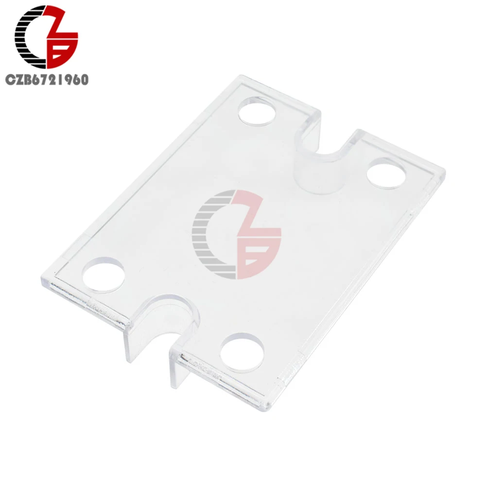 Safety Cover Case for Single Phase Solid State Relay SSR Clear Plastic Cover (solid state relay is not included)