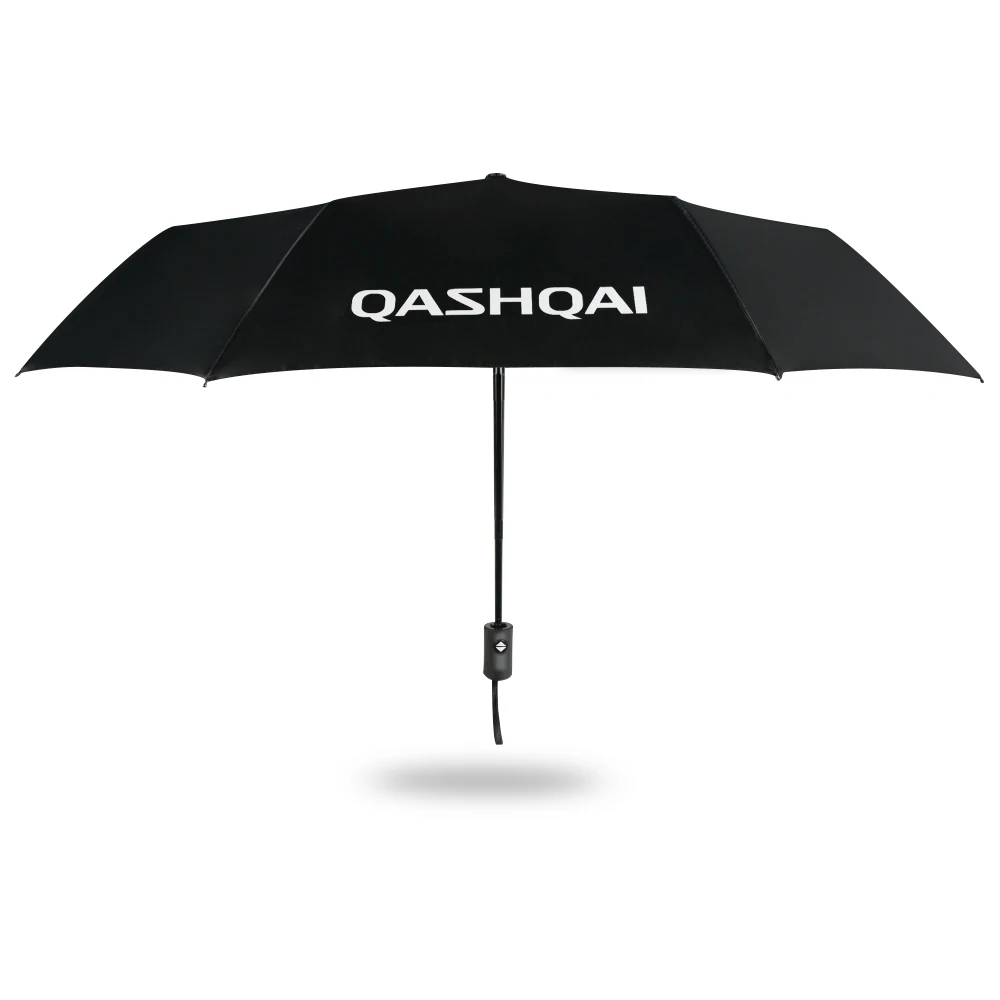 Car Fully Automatic Folding Umbrella For Nissan Qashqai J10 J11 Auto Shape Business Sun Rain Outdoor Beach Umbrella Accessories