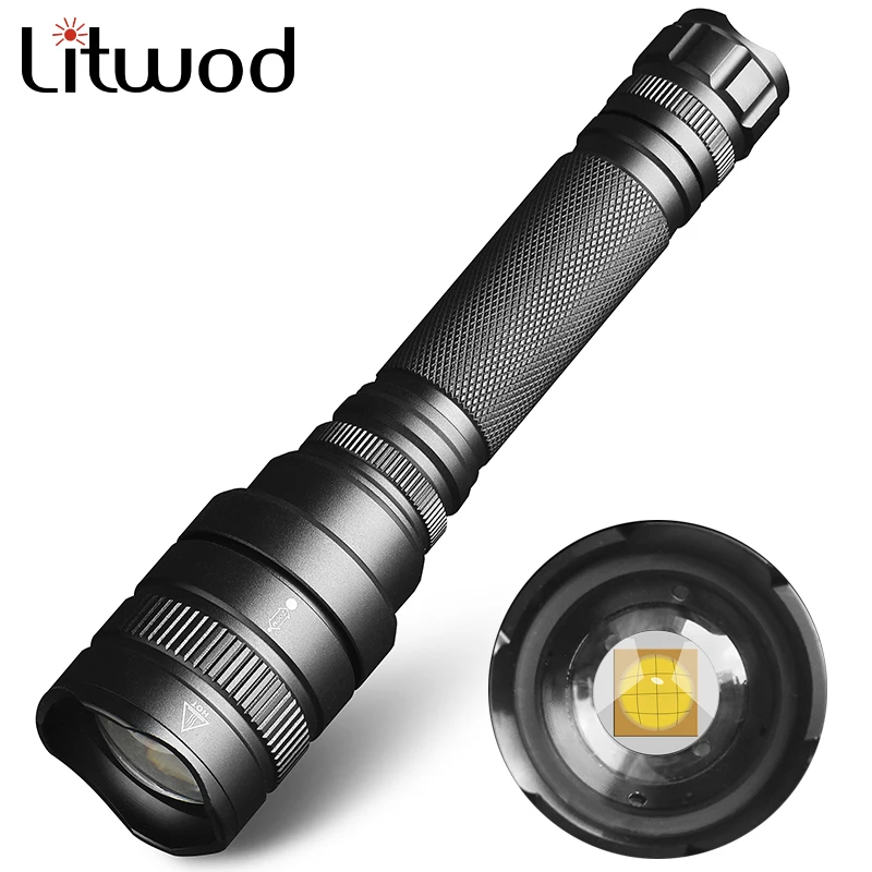 

XHP120 12-core High Quality Zoomable Powerful Tactical Led Flashlight Torch 6000lm 18650 Battery Waterproof Hunting Lantern