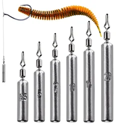 10pcs Fishing Sinker Lead Drop Shot Weight Freshwater Sea Fishing Leads Sinkers Dropshot Fishing Tackle 3.5g 5g 7g 10g 14g 20g